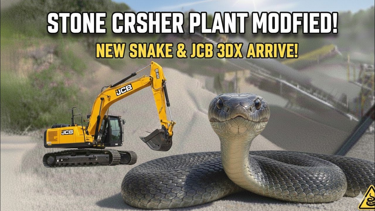 crusher gitti stone plants 3dx Xpert Machine jcb loding tractor 