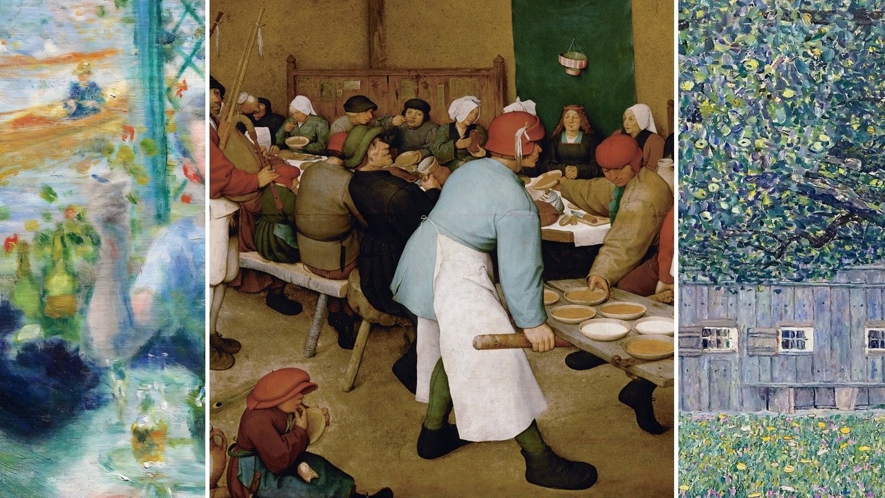 Masterpieces TV — Silent Art Gallery · August 6 Morning | Peasant Wedding… & others