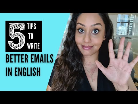 5 Tips to Write Better Emails in English | Business English