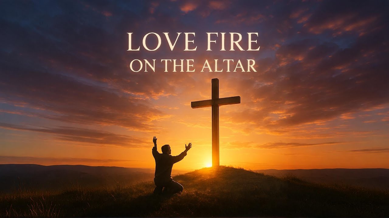 Love Fire on the Altar - Christian Worship Lyrics Video | Powerful Praise & Worship Song