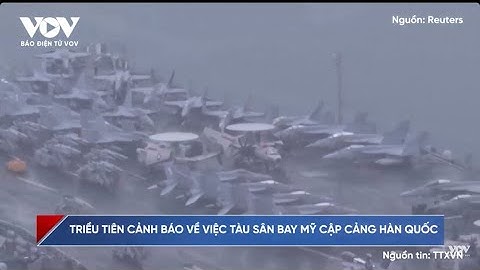 Triều Tiên cảnh báo về việc tàu sân bay Mỹ cập cảng Hàn Quốc