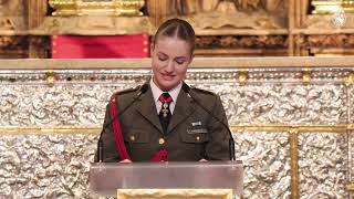Palabras de Su Alteza Real la Princesa de Asturias en el acto de entrega de la Medalla de Aragón
