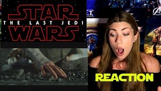 Star Wars The Last Jedi - Official Teaser - REACTION!!