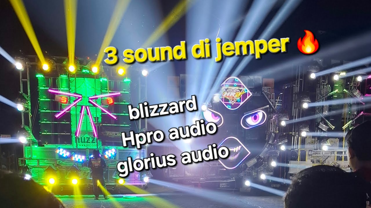 cek sound jemper blizzard X hpro audio X glorius‼️karangploso malang