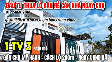 Đầu Tư Thua Lỗ Chủ Hạ Giá Thêm 50 Triệu Bán Rẻ Nhà Ngay Chợ | NHÀ ĐẸP ĐỨC HOÀ KIM NGÂN 