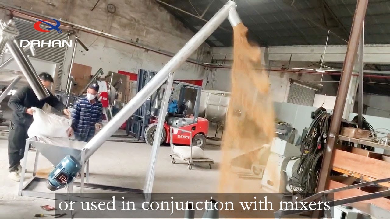 Inclined Stainless Steel Screw Conveyor