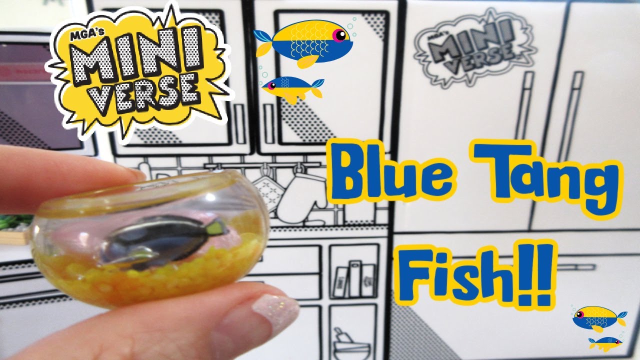MGA's Miniverse Make It Mini Lifestyle - BLUE TANG (FISH) Wave 2 Series 1  NEW!