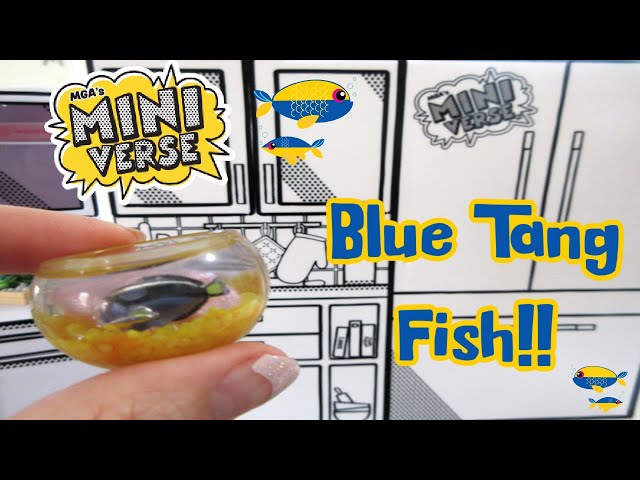 MGA's Miniverse Make It Mini Lifestyle - BLUE TANG (FISH) Wave 2 Series 1  NEW!