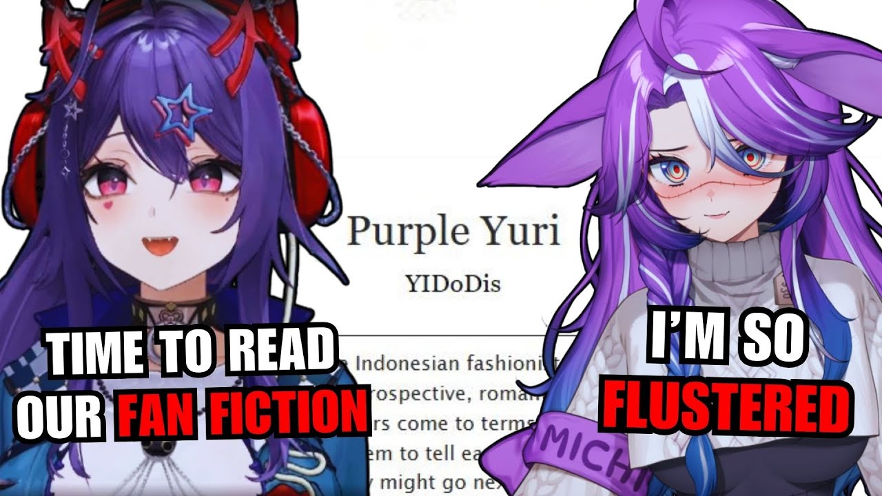 Numi and Michi Read Purple Yuri Fan Fiction About Them
