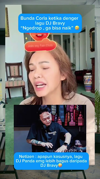Bunda Corla bilang lagu DJ Bravy ngedrop, ga enak di denger🤣#corla_2 #bravy #erikacarlina #djpanda