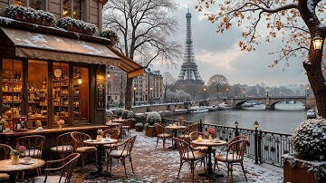 Elegant Jazz Relaxing Music in Warm Cafe Ambience - Winter Morning with Smooth Jazz for Relax