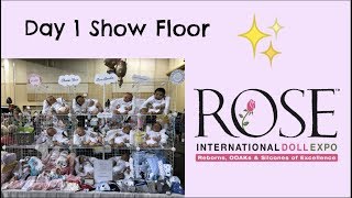 Show Floor Day 1 Vlog ROSE Doll Show 2019 | Melissa Ferrante
