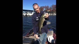 December 1st Lake Norman spotted bass on shakey heads