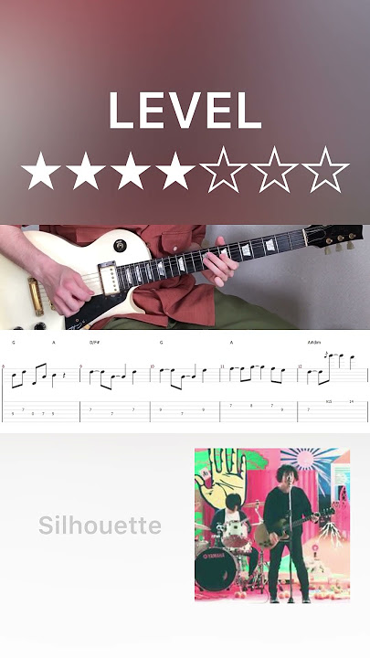 NARUTO OP - Silhouette (guitar cover with tab)