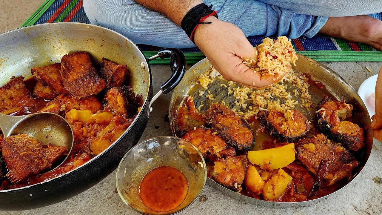 Assam Style Rohu Fish Curry | Assam Rohu Fish Curry Recipe