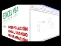 EXCEL - VBA - Interpolación