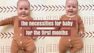 What you need for baby 0-2 months as a minimalist!