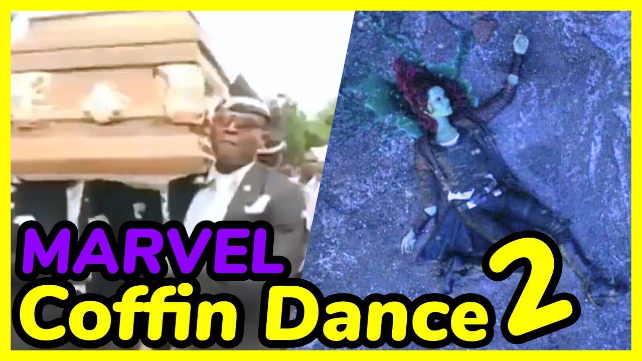 MARVEL Cinematic Universe (MCU) - Avengers endgame  COFFIN DANCE meme PART 2 | PINGUINDESIGN