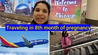 Traveling in 8th month of pregnancy| Risk or safe| Indian family live in USA| Hindi vlog