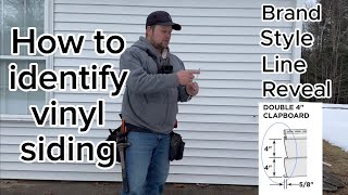 How to identify vinyl siding