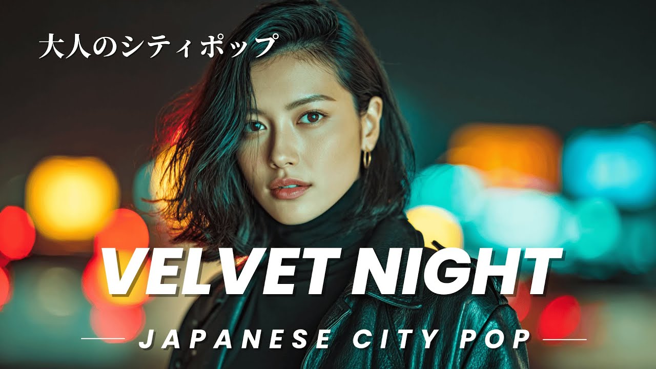 Velvet Night｜艶やかな都会の夜を彩るシティポップ【City Pop × Urban
