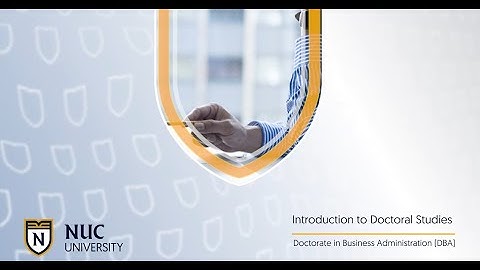 Introduction to Doctoral Studies