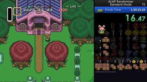 ALttP Randomizer - Community Nightly Standard Race on SRL