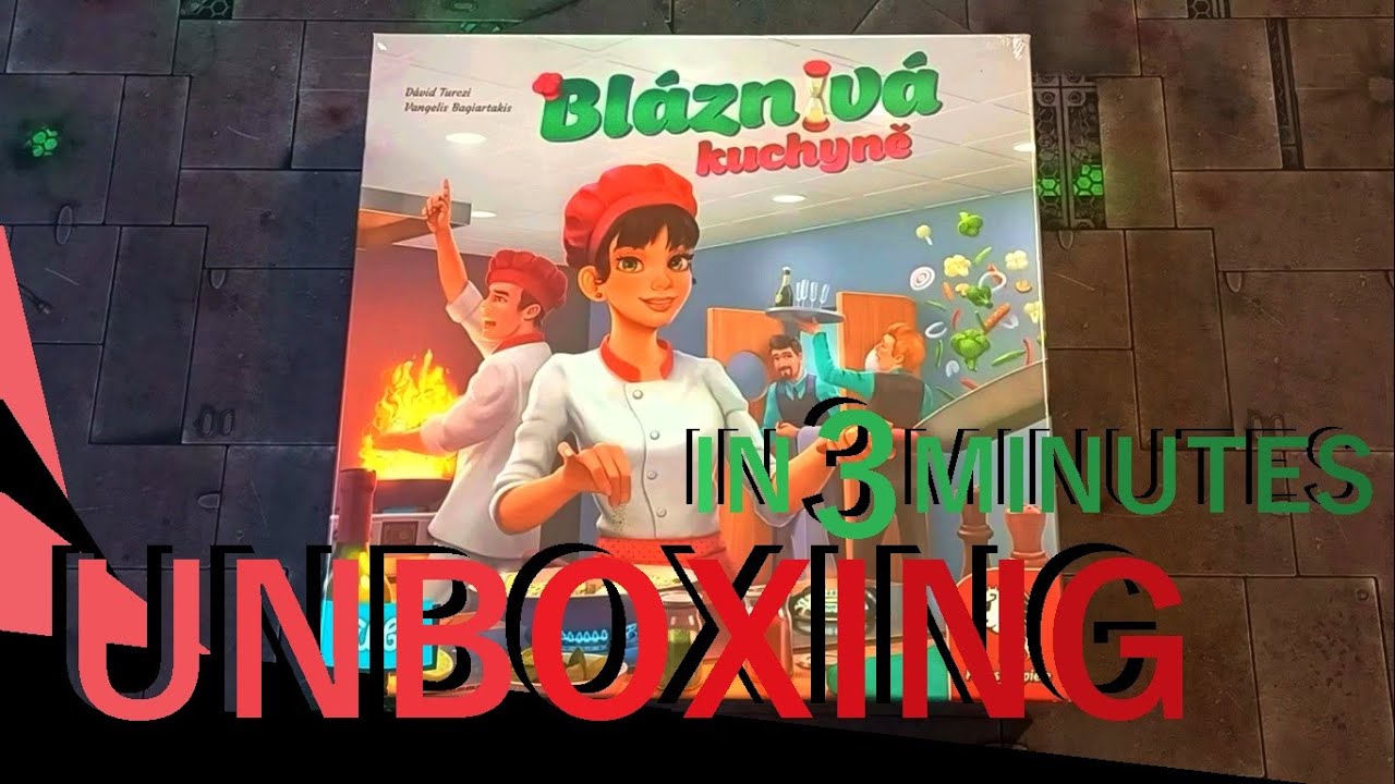 Kitchen Rush (Revised Edition) UNBOXING in 3 minutes