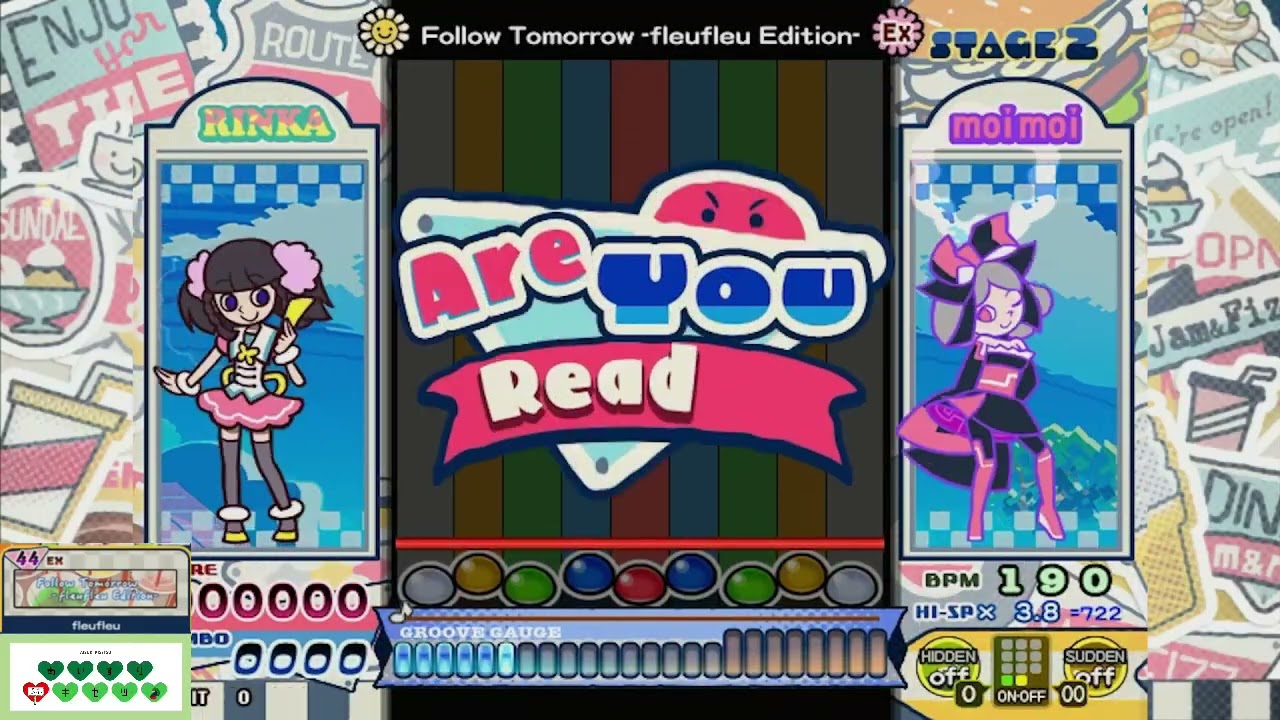 pop'n music Jam&Fizz] Follow Tomorrow -fleufleu Edition- EX 正規