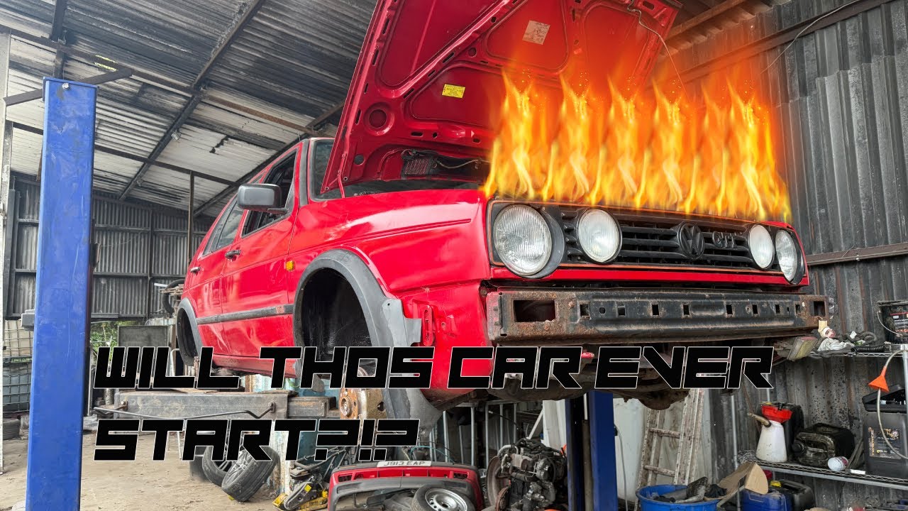 Can This Old VW Start After 10 Years? MK2 GOLF GTI ENGINE BUILDING