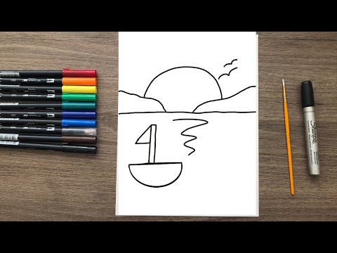 how-to-draw-a-sunset