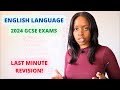 Gcse english language paper 1 2024 exams last minute revision  how to easily pass this paper