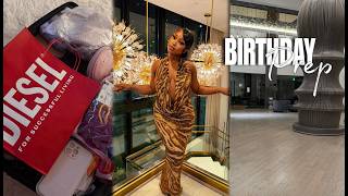 BIRTHDAY PREP ᥫ᭡ | shopping , first wax , new piercings , photoshoot, pack w me + maintenance !