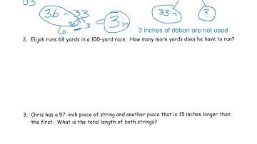 2nd grade Module 7 Lesson 20 HW