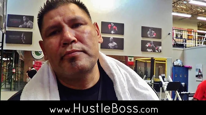 Adam Flores getting Jessie Vargas ready to shock t...