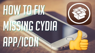 How to fix missing cydia app/icon. Works for ios 10 to 10.2