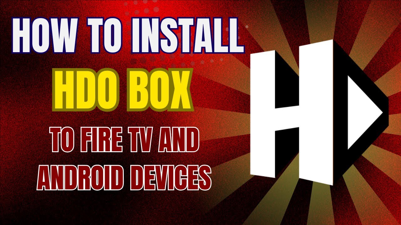 Hdo Apk How to Install HDO Box to Firestick or Android devices #tv #movies # ...