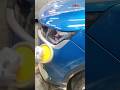 Exterior polishing of blue suv #shorts #carpaint #exteriorcleaning