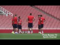 Arsenal Full Football Training Session