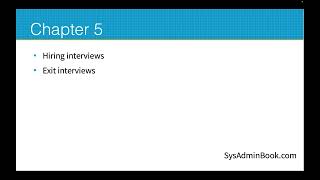 Chapter 5 - Interviews