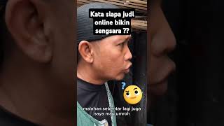 KATA SIAPA JUDI ONLINE BIKIN SENGSARA ?? #funny #lucu #shorts #viral #fyp #viralvideo #ngakak