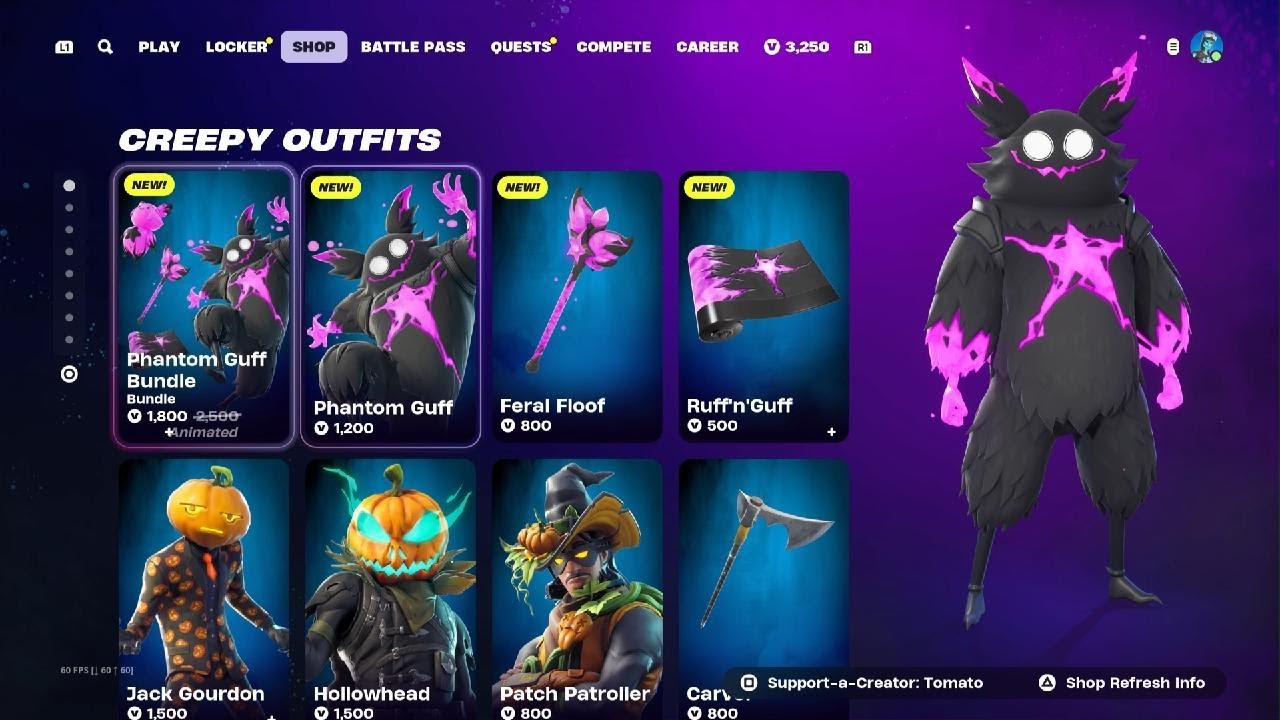 Fortnite New Phantom Guff Skin Item Shop October 19 2024 - YouTube