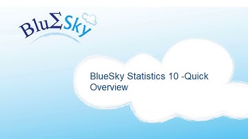BlueSky Statistics 10 - Quick overview