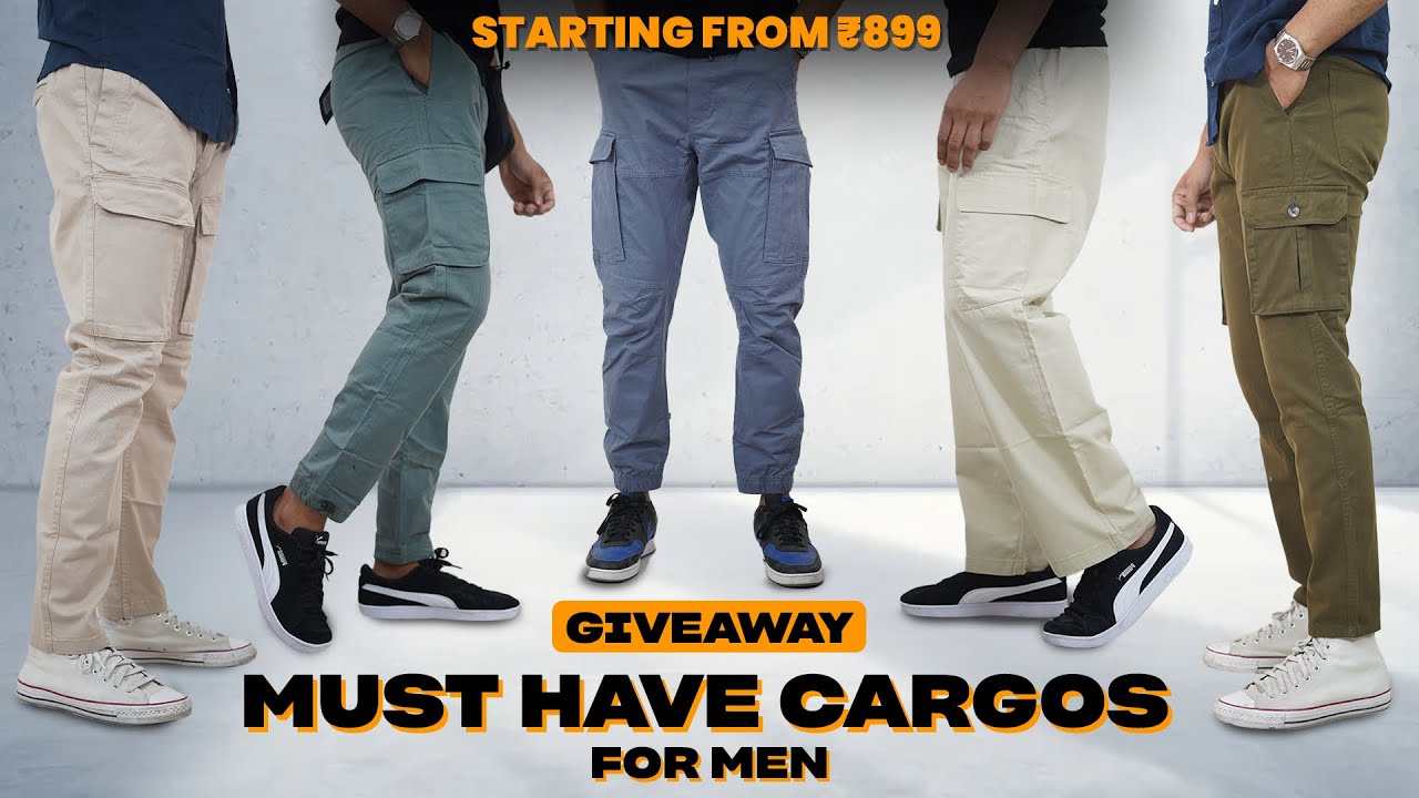 Top 6 Affordable and Stylish Cargo Pants For Men | Cargo Pants In ...