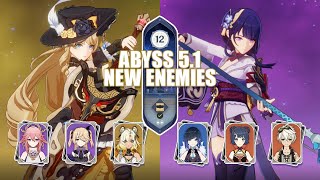 F2P C0 Navia Xilonen & C0 Raiden National | Spiral Abyss 5.2 | Genshin Impact