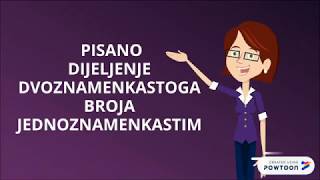 Pisano Dijeljenje Dvoznamenkastoga Broja Jednoznamenkastim