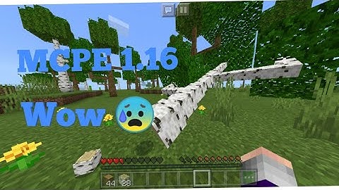 Dynamic Tree in mcpe 1.16