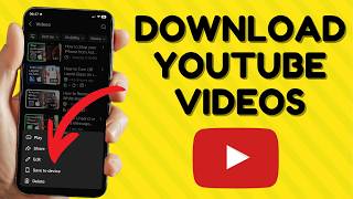 How to Download YouTube Videos from YouTube Studio #iphone #iphonetricks