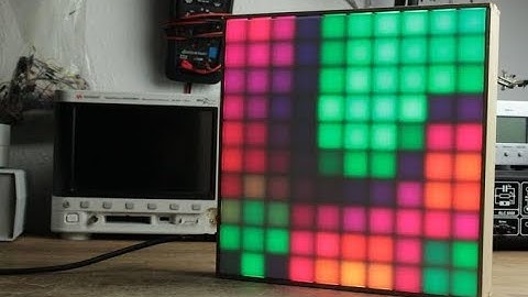 ESP8266 ARTNET Neopixel | 10x10 WS2812 100 Led | Jinx softwer to DJ LIGHT Play Play Part 2