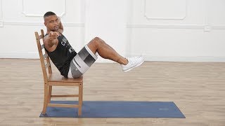 Shaun T's 3 Exercises For Flat Abs Using a Chair
